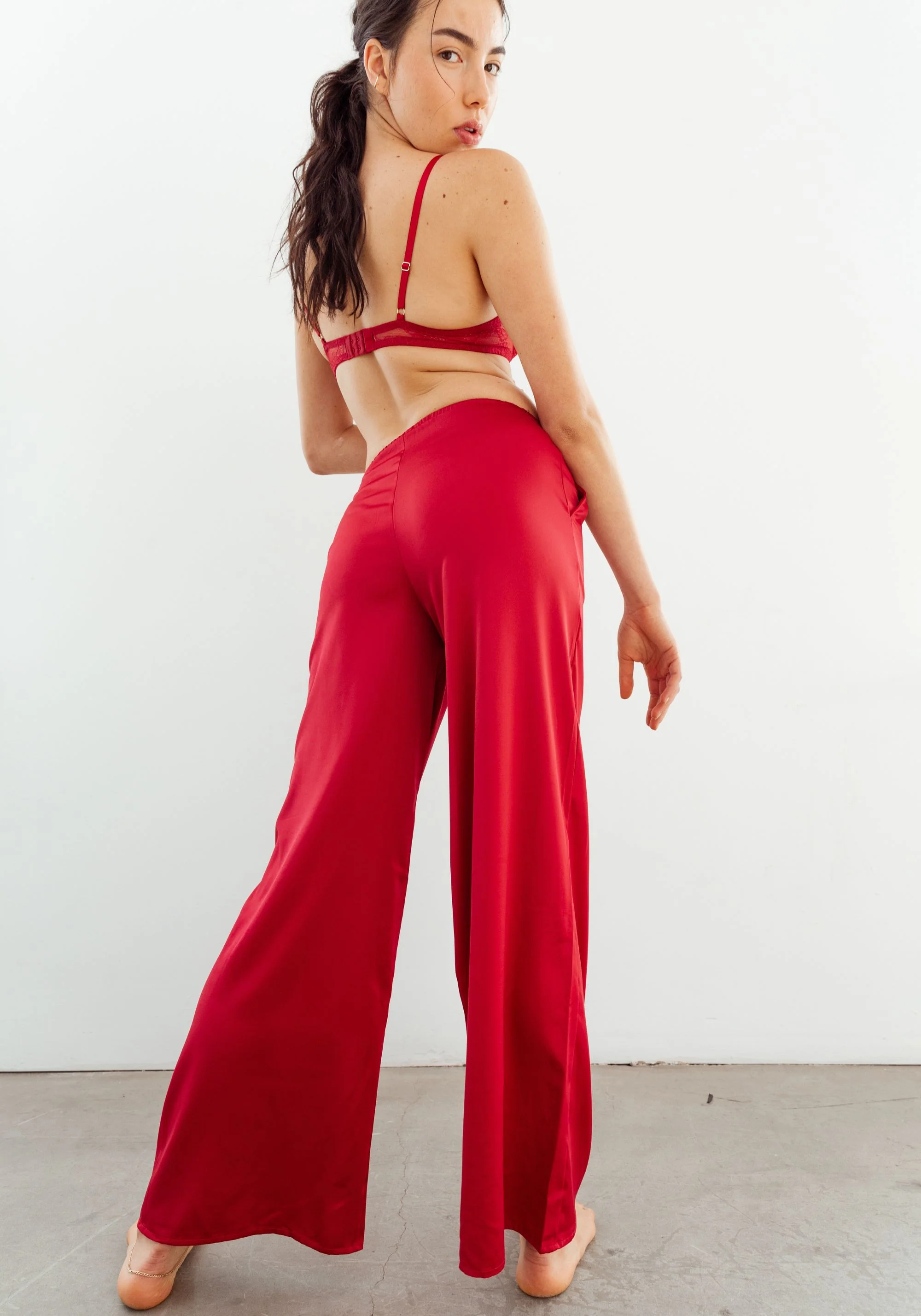 after hours satin pant