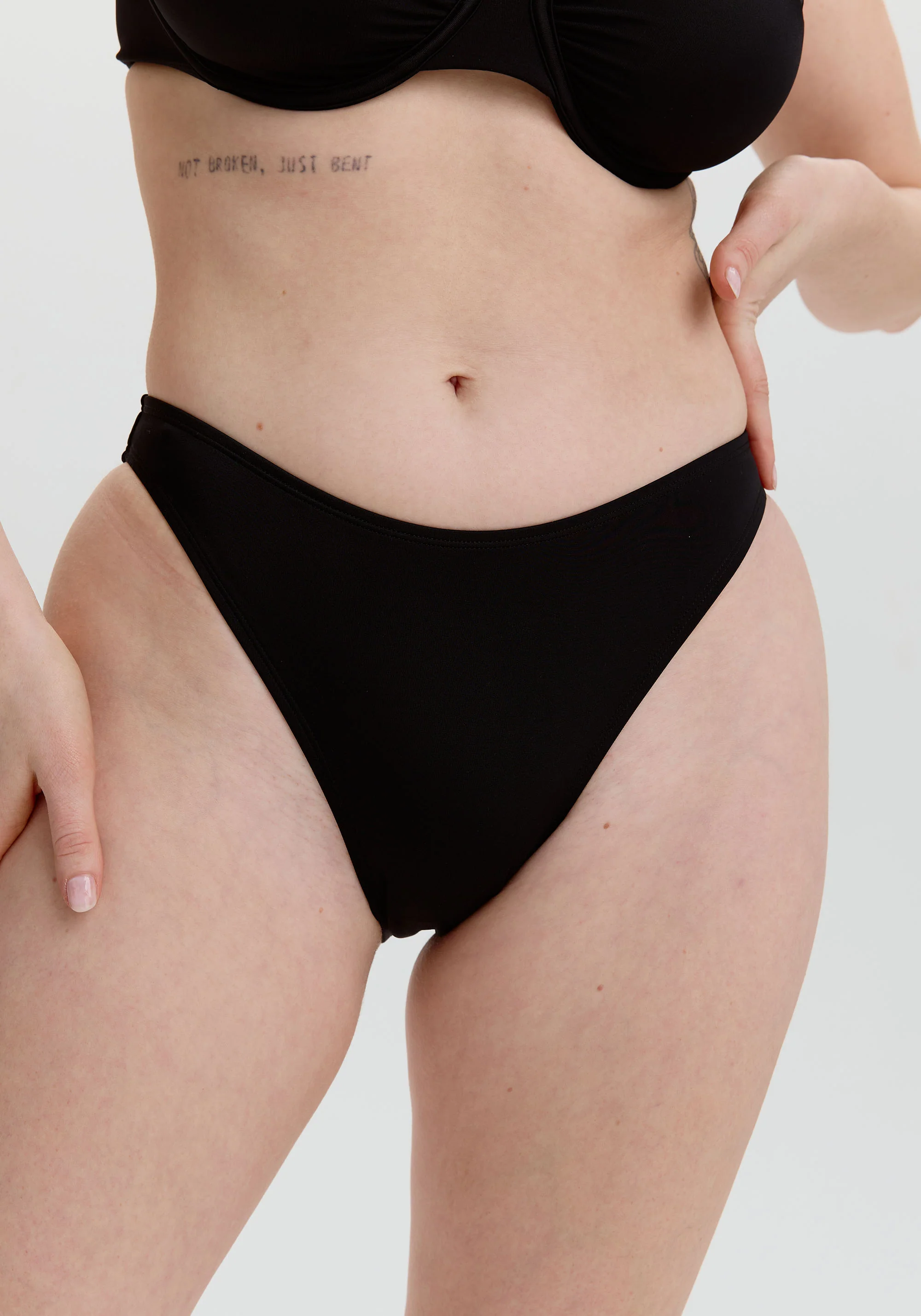 capri high leg bikini bottom