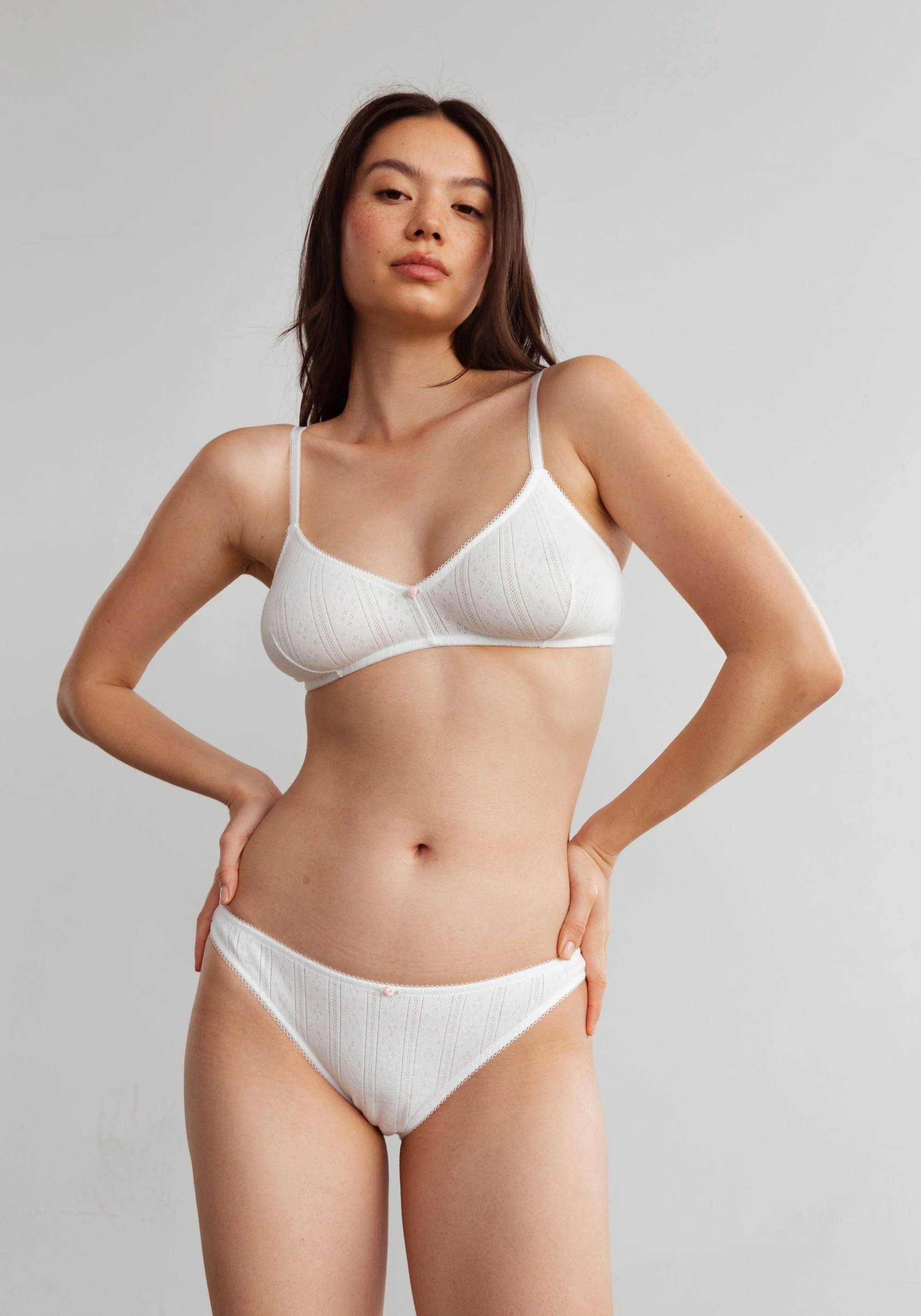 dream cotton pointelle bralette - Image 2