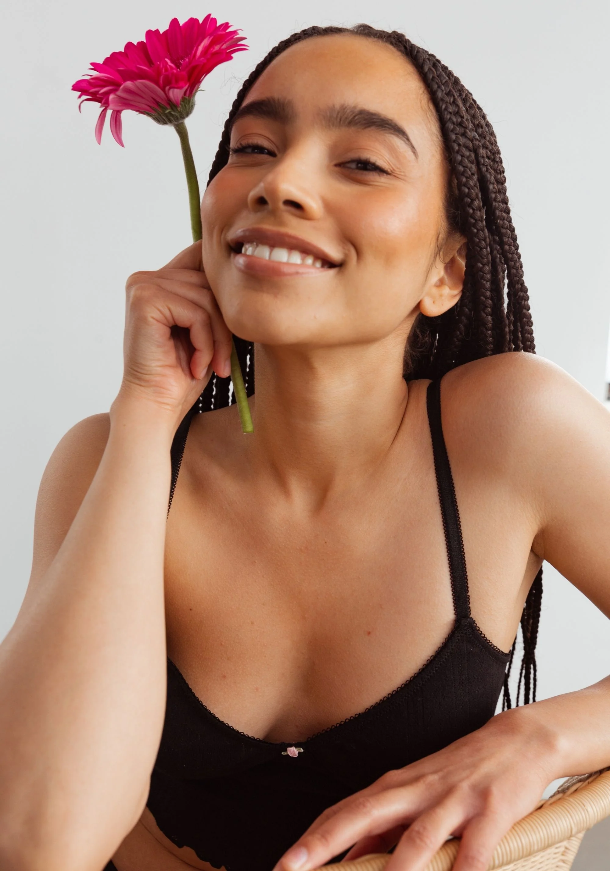 dream cotton pointelle crop cami - Image 6