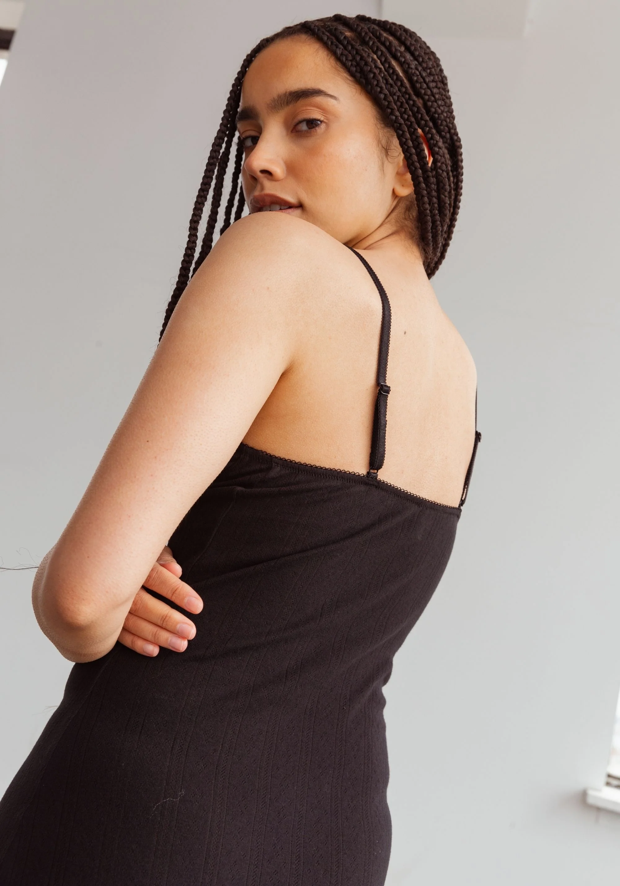 dream cotton pointelle slip - Image 2