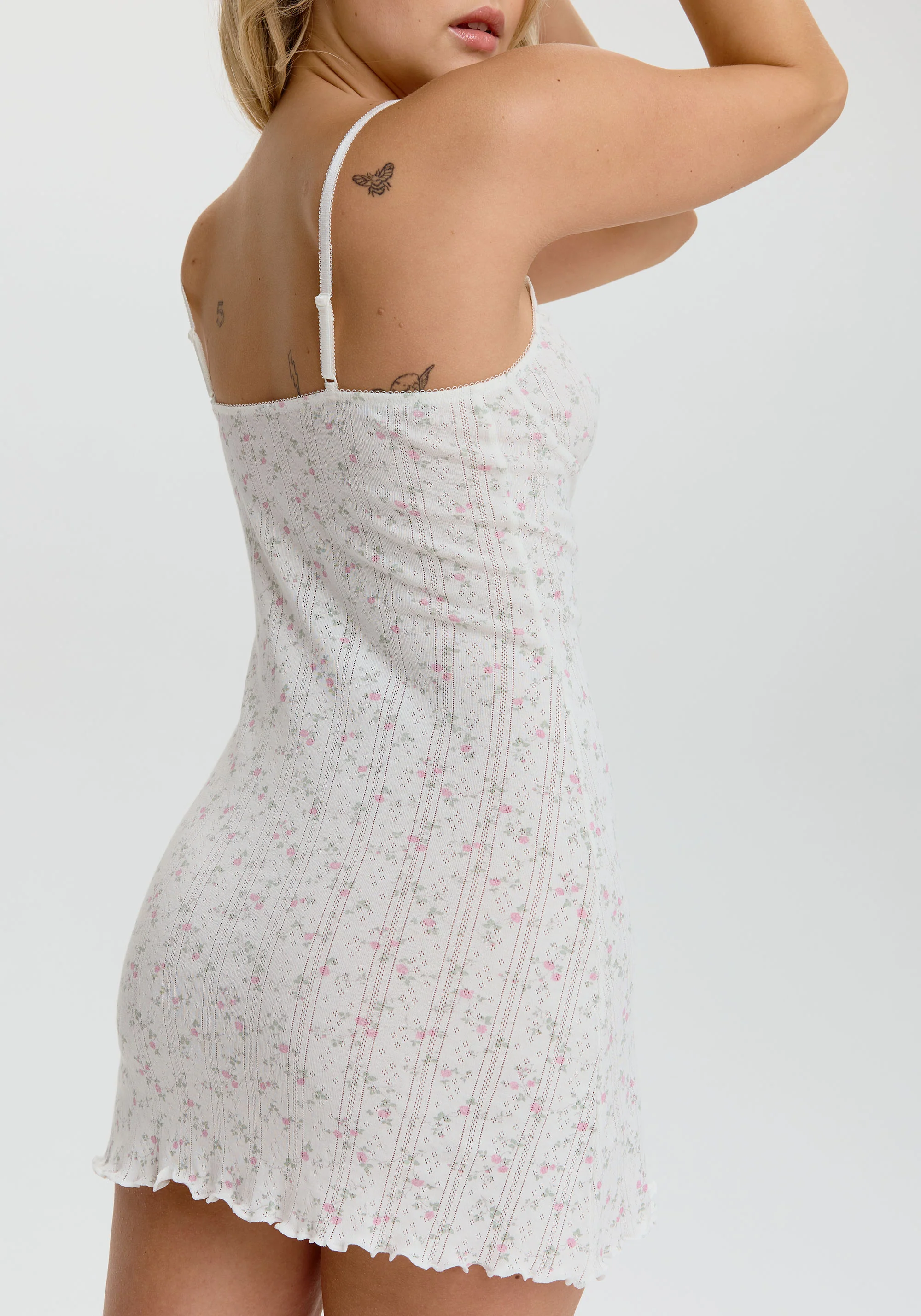 dream cotton pointelle slip - Image 3
