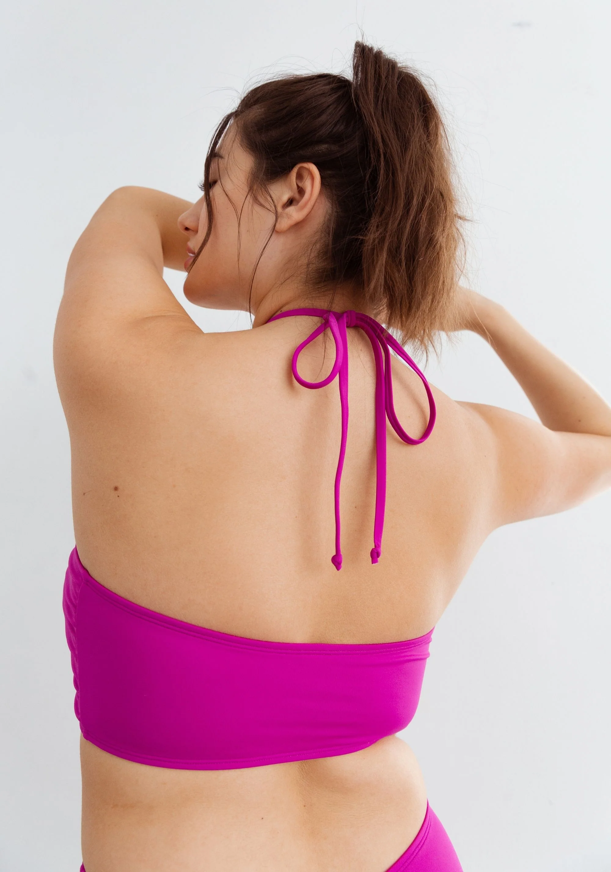 palm bandeau one-piece swimsuit - Image 5