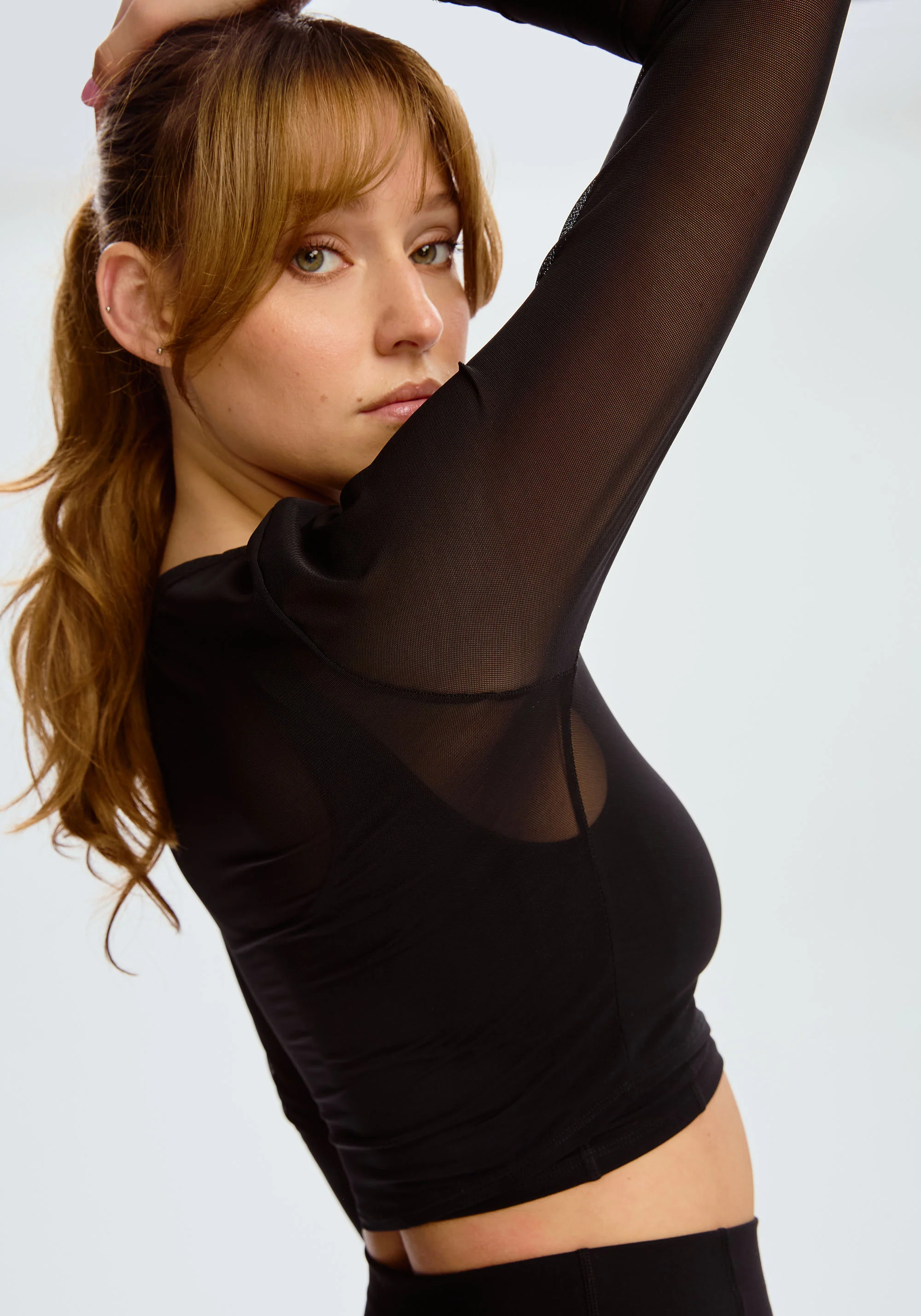 pulse long sleeve crop top - Image 4