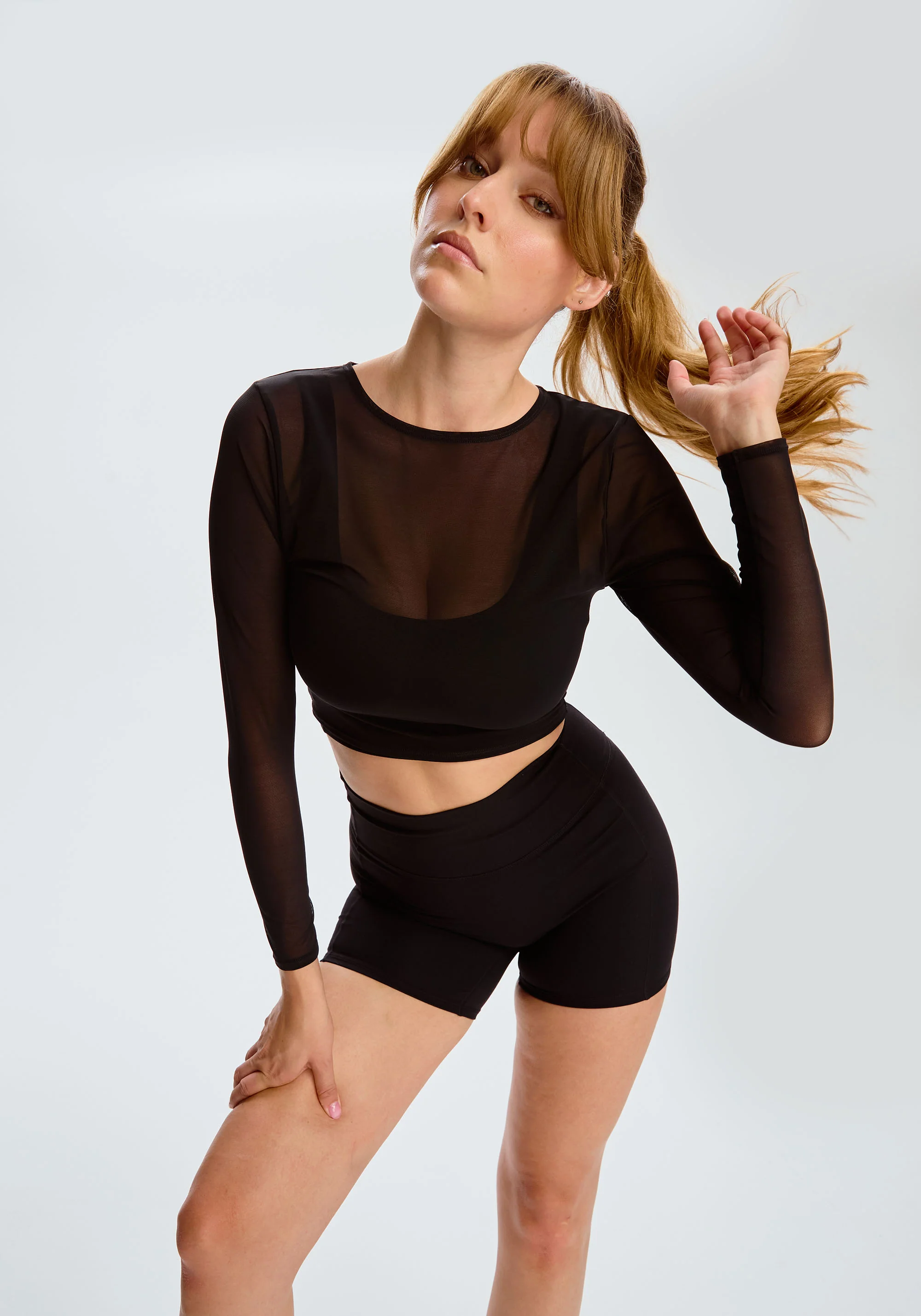 pulse long sleeve crop top - Image 6
