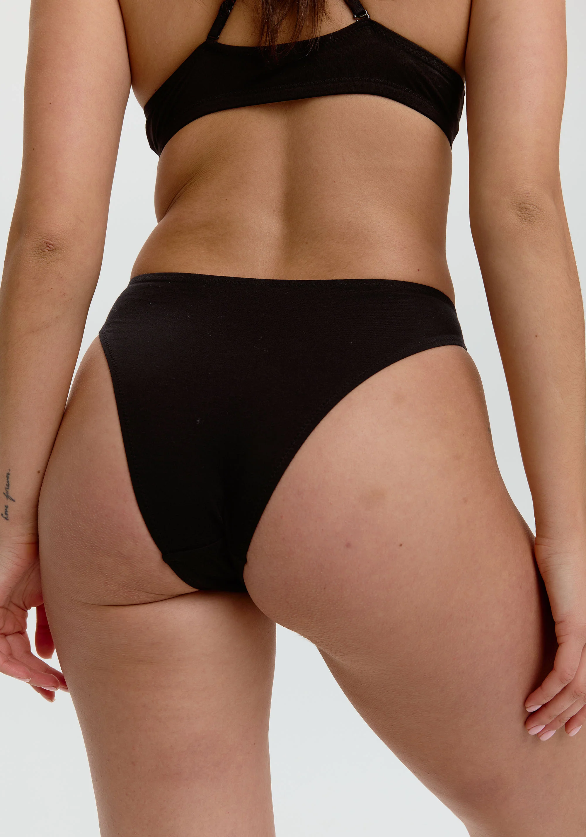 the cotton high leg bikini - Image 4