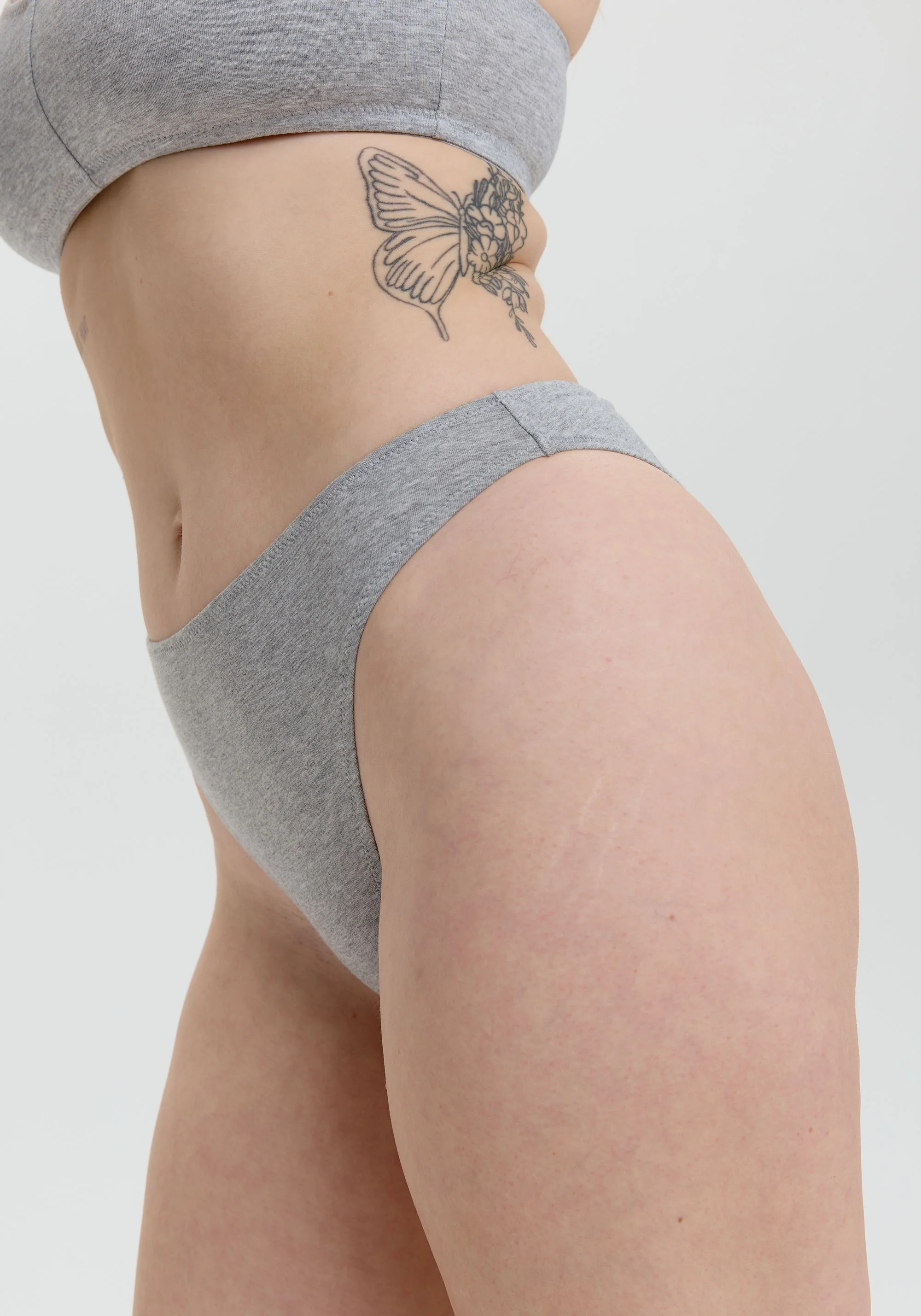 the cotton high leg bikini - Image 3