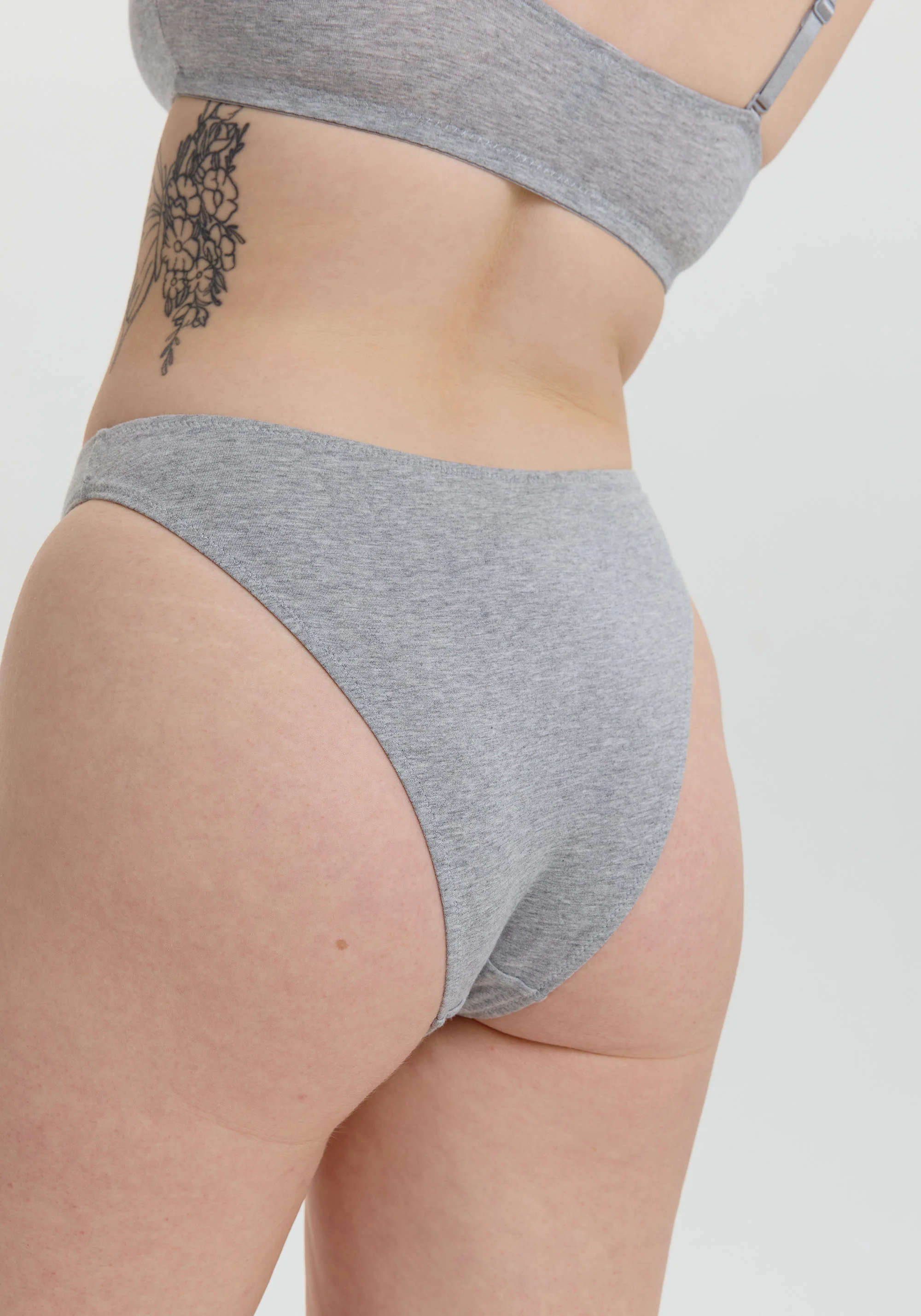 the cotton high leg bikini - Image 4