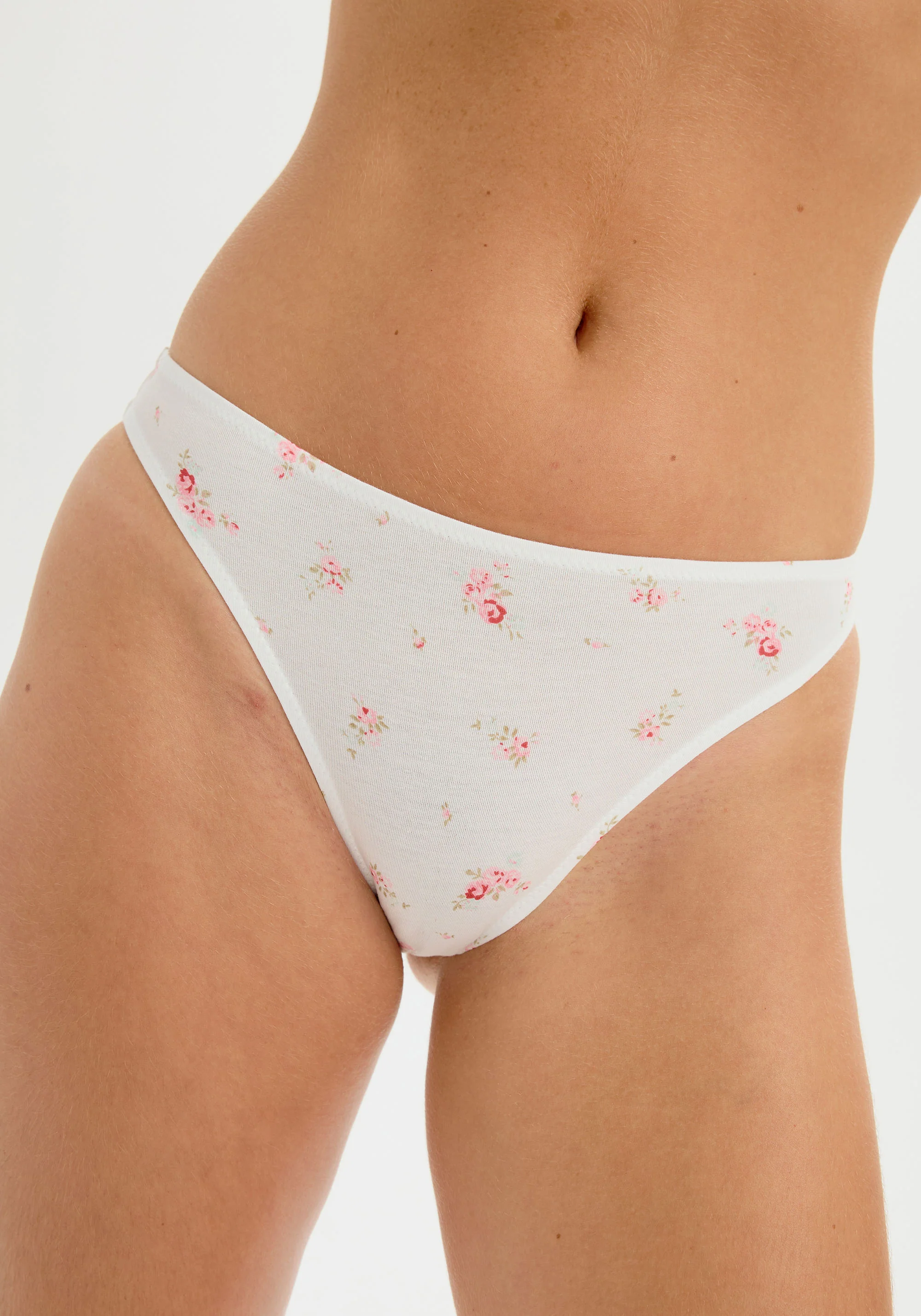 the cotton high leg bikini - Image 4