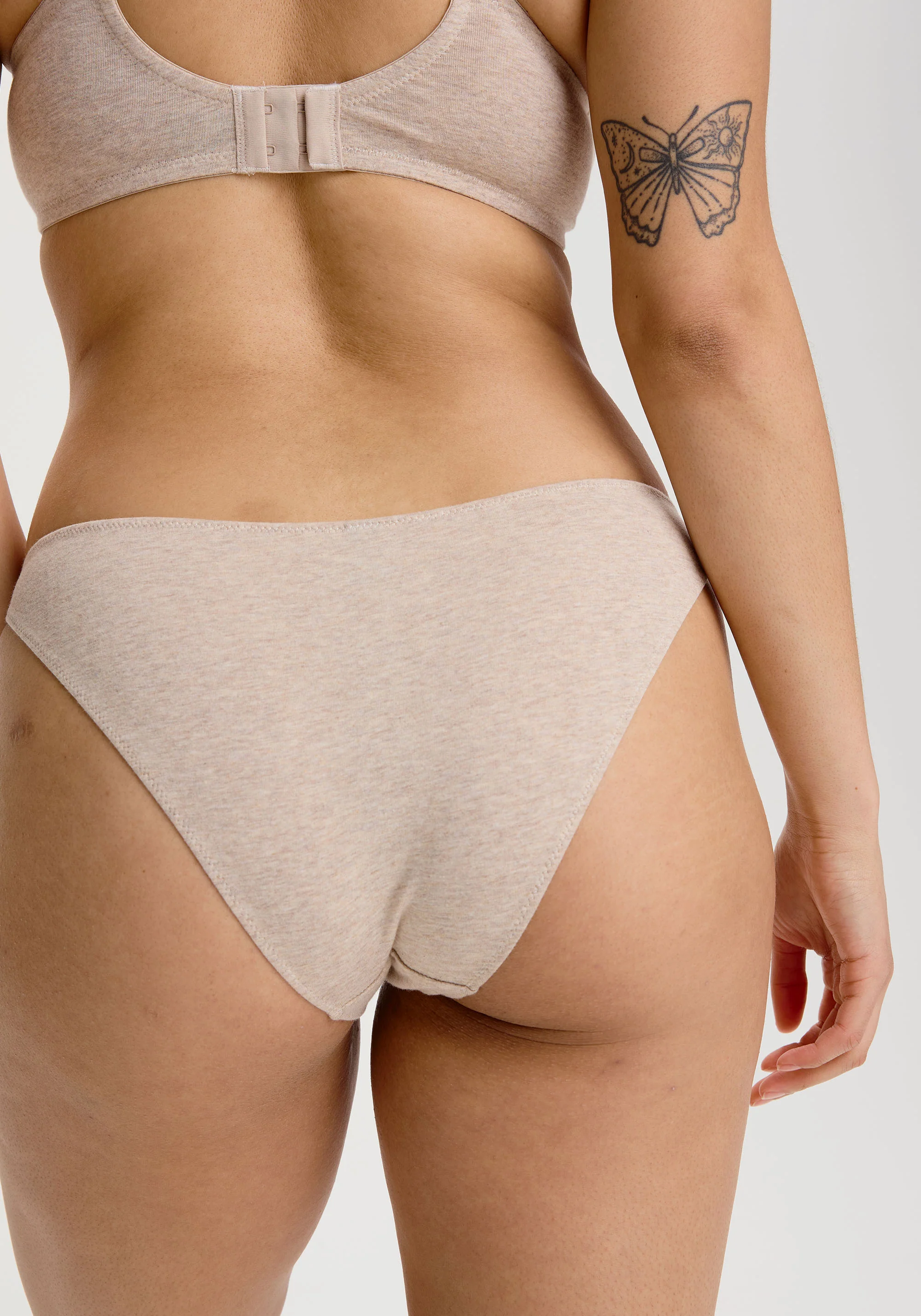 the cotton low rise bikini