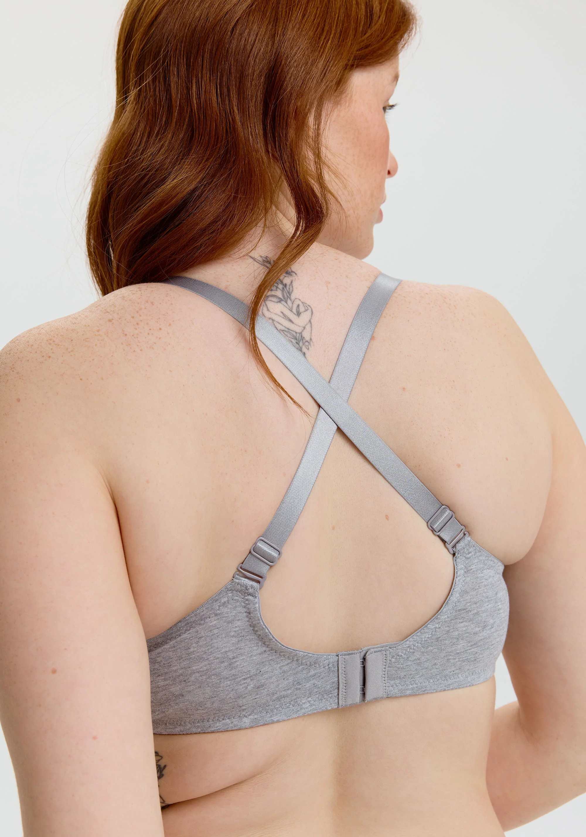 the cotton unlined molded bra - Image 5