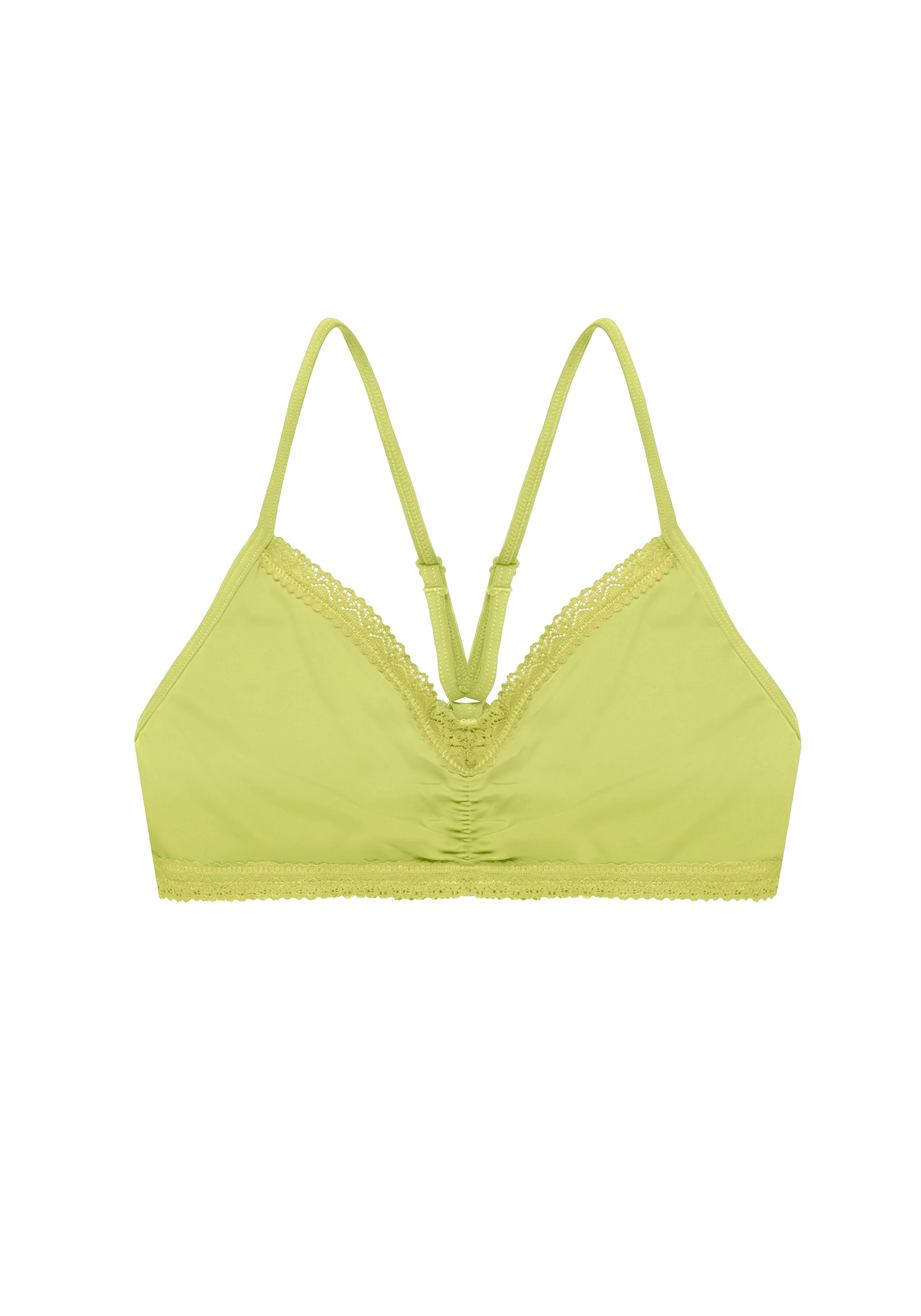 the micro lace trim bralette - Image 5