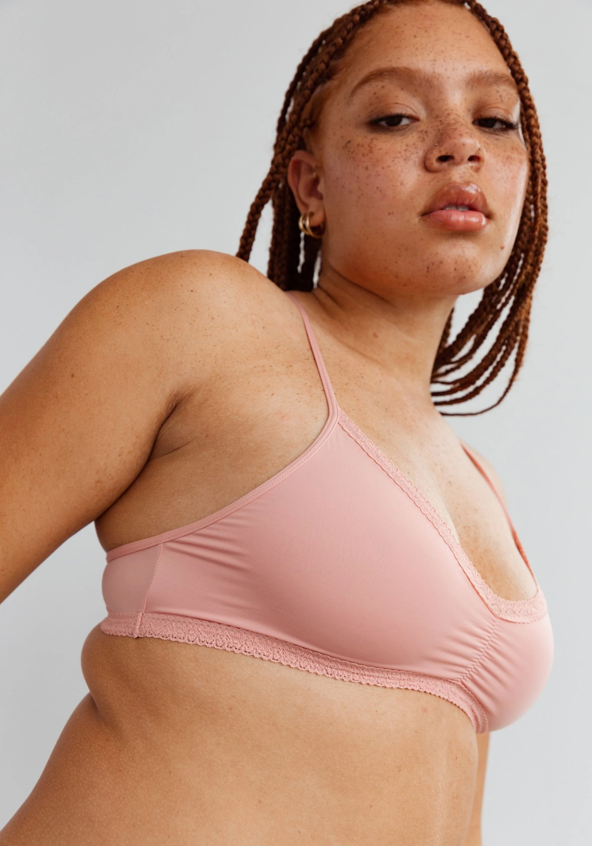 the micro lace trim bralette - Image 3