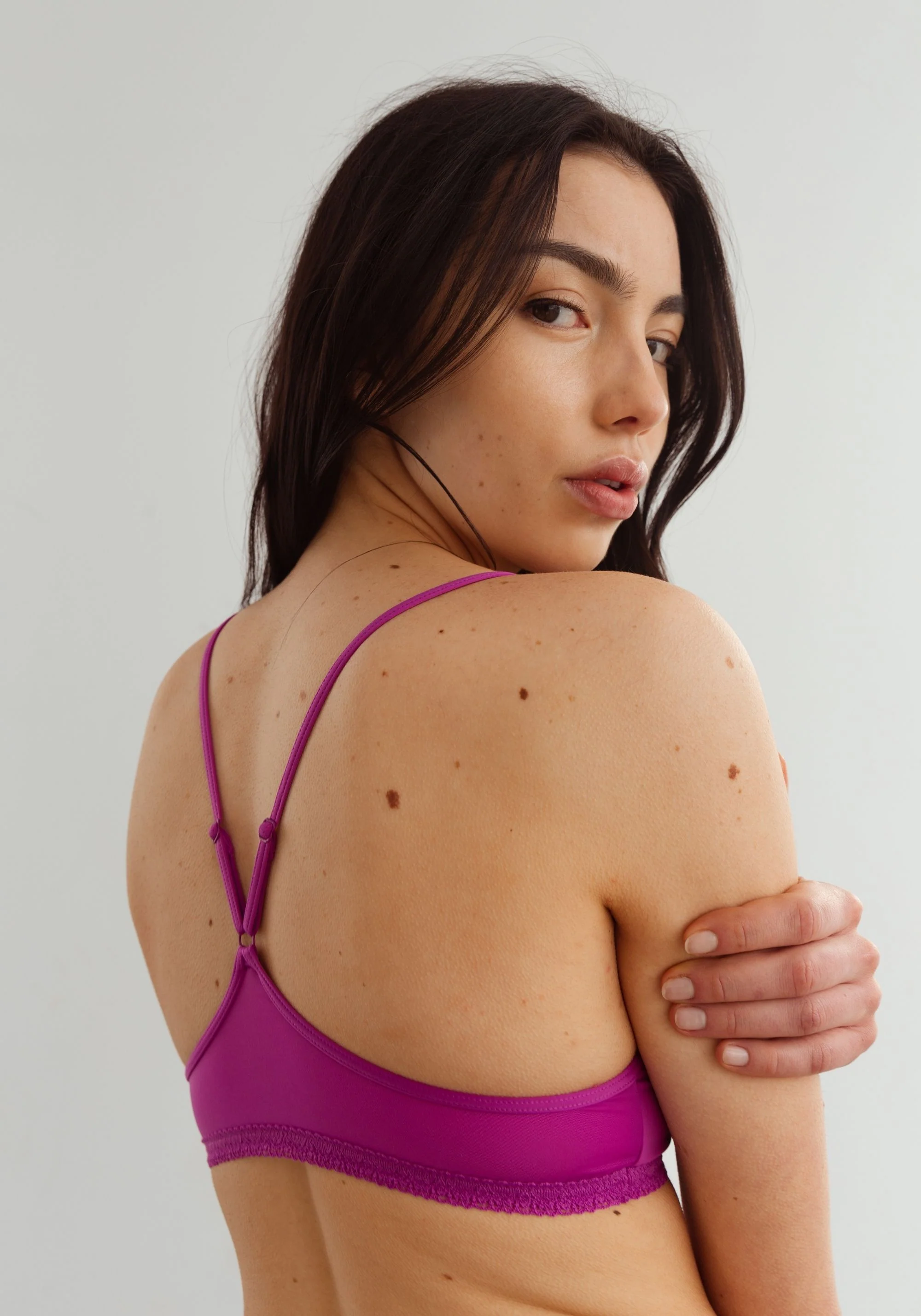 the micro lace trim bralette - Image 3