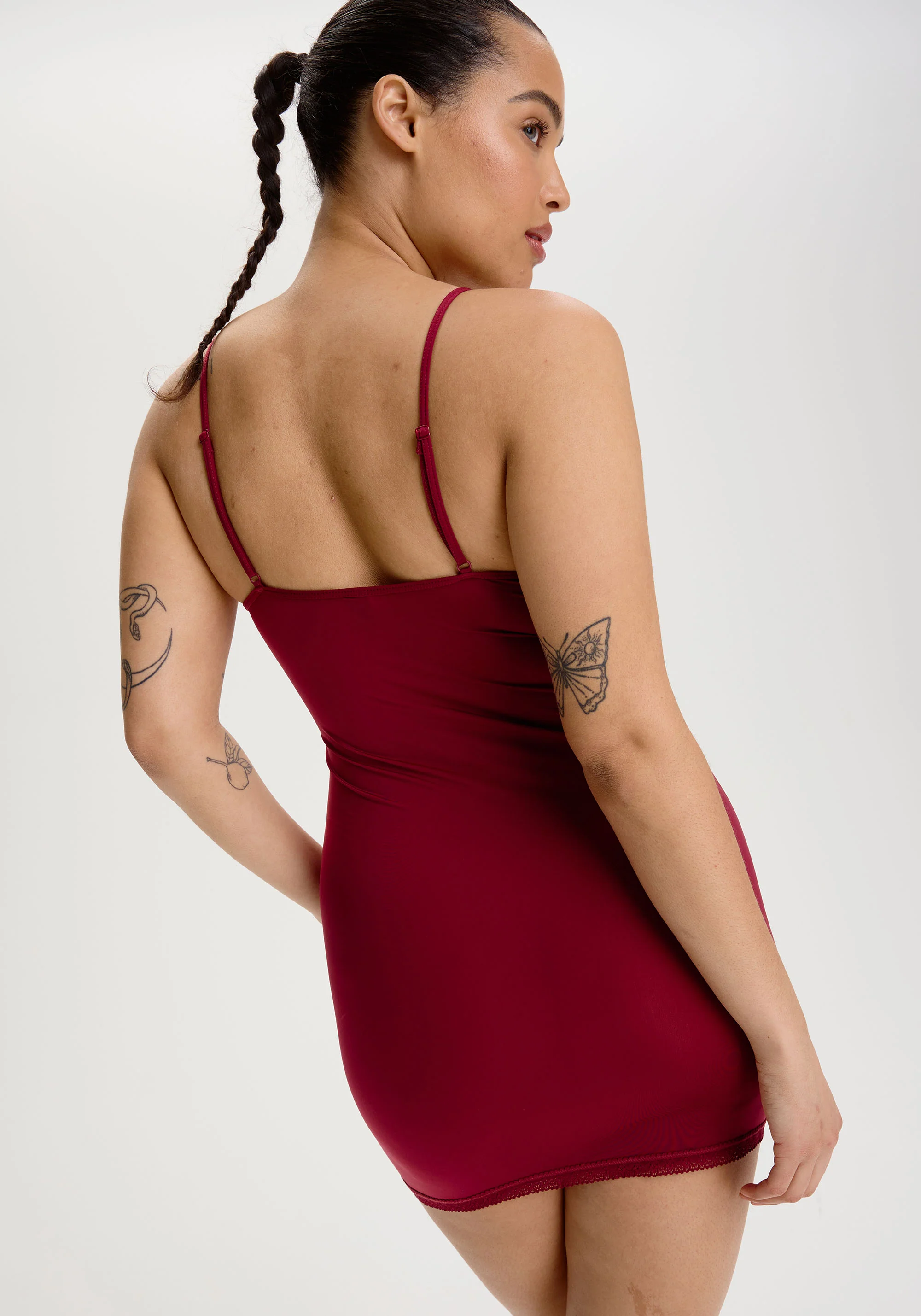 the micro lace trim slip - Image 4