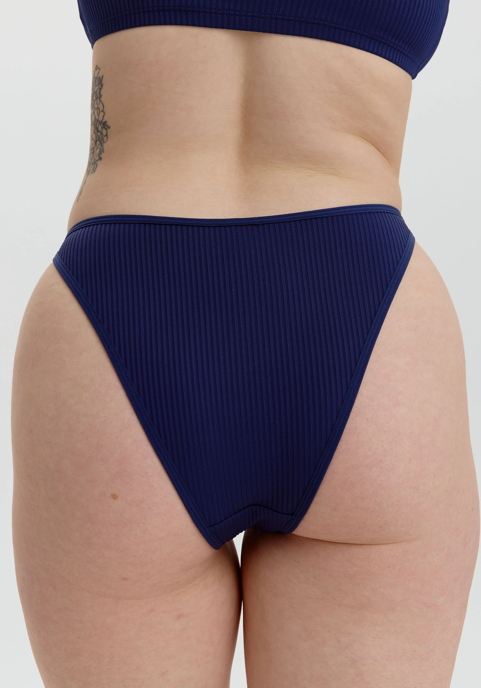 the rib high leg bikini
