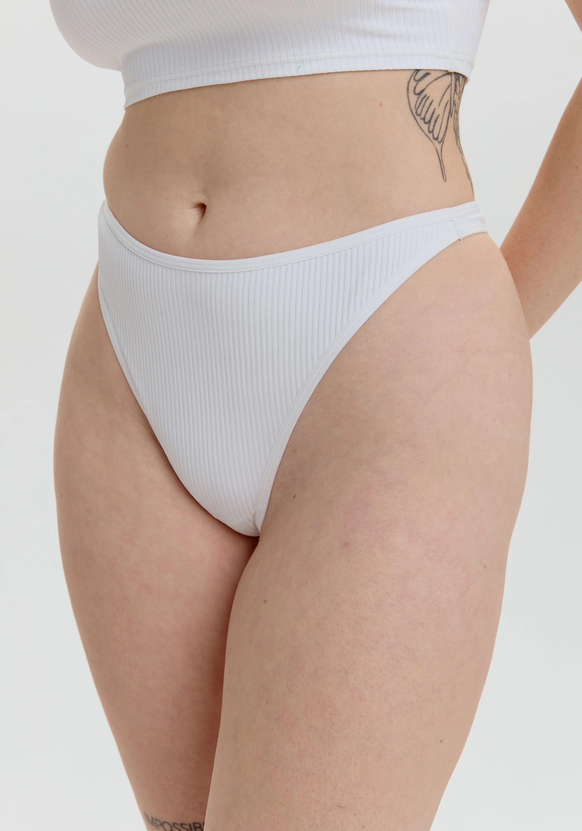 the rib high leg thong - Image 4